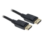 1M Displayport to Display Port Cable Lead 1 Metre Short Full Size DP SENT TODAY