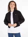 Calvin Klein Lightweight Diamond Quilted Bomber Jacket, Black