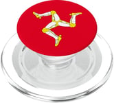 Isle Of Man Flag PopSockets PopGrip pour MagSafe