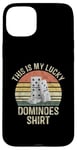 iPhone 15 Plus Dominoes Funny Board Game Lover Lucky Domino Player Vintage Case