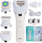 Epilator for Women, 5 in 1 Epilators Wet and Dry Hair Removal with LED Light, 2 