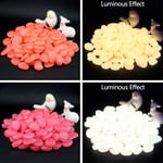 100pcs Garden Glow Pebbles Rocks Indoor Outdoor Deco