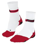 FALKE RU5 Race W SO respirantes anti-ampoule 1 paire, Chaussettes de course Femme, Blanc (White 2008), 37-38