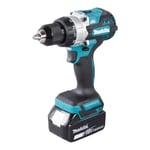 Makita Perceuse à percussion sans fil 18V / 5.0 Ah, 2 batteries + chargeur en MAKPAC DHP486RTJ