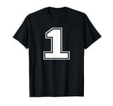 Football Shirt Number 1 Jersey For Kids Boys Girls T-Shirt