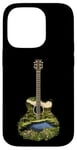 Coque pour iPhone 14 Pro Guitare acoustique Nature Paysage Musique Lover Art