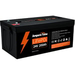 LiTime 12V 280Ah LiFePO4 batterie au lithium à basse température protection avec 200A BMS, Max. 3584Wh, solaire et éolienne, pour Stockage avec