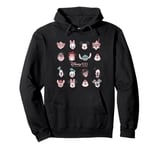 Disney 100 Years of Wonder Famous Faces Muted Cute D100 Pullover Hoodie