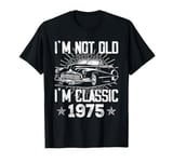 50 Year Old Vintage Classic Car 1975 50th Birthday Gifts Men T-Shirt