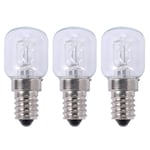 3x E14 högtemperaturlampa 500 grader 25w halogenlampa ugn lampa E14 250v 25w kvartslampa