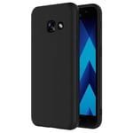 Coque Samsung Galaxy A3 2017 AICEK Noir TPU avec surface mate Étui Housse Pou...