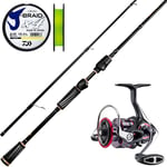 Westin BattleStick 7'4" Chatterbait Daiwa 18 Ninja LT J-Braid 3000-C