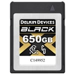 Delkin CFexpress Black 4.0 650GB Type B 650GB. R3530/W3250