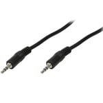 Audiokabel LogiLink 3,5mm-hane - 3,5mm-hane Stereo