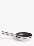 John Lewis Stainless Steel Non-Stick Frying Pan Set, 2 Piece