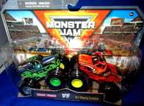 MONSTER JAM DOUBLES GRAVE DIGGER VS EL TORO LOCO NEW 2023 1:64