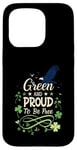 Coque pour iPhone 15 Pro Trèfle vert et fier d'être libre – Célébrez la liberté