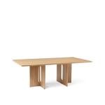 Audo Copenhagen - Androgyne Dining Table Rectangular - Spisebord - Danielle Siggerud - Tre farget - Metall/Tre