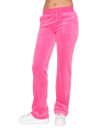 Del Ray Classic Velour Pant Pocket Design W Nostalgia Pink (XXS)