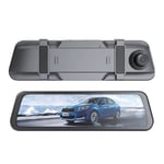 Bil dashcam i speil + ryggekamera, Full HD, G-sensor