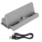 Recharge Stand CharRecharge Stand Charger ger Game Accessories Input DC 5V/1000mA Lightweight Durable for Switch Lite(gray)