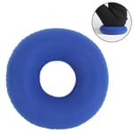 Inflatable Donut Cushion Pillow With Pump & Travel Bag blue