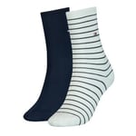 Tommy Hilfiger Strumpor 2P Classic Small Stripe Socks Flerfärgad Strl 35/38 Dam