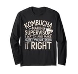 Kombucha Brewer Humor Kombucha Tea Maker Kombucha Long Sleeve T-Shirt