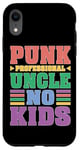 Coque pour iPhone XR Punk Professional Uncle No Kids Relatif cool