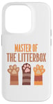 Coque pour iPhone 14 Pro Le père du chat Master of the Litterbox