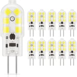 Aiducho - G4 Led 1.5w Ampoule, 150lm, Ac / Dc 12v Ampoules D'éclairage Équivalent à 20w Halogène, Lumière Du Jour 6000k, Non Dimmable, Remplacement