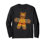 Marvel Wolverine + Deadpool Holiday Matching Gingerbread Man Long Sleeve T-Shirt