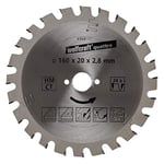 wolfcraft TC Circular Hand Saw Blade, Purple Series I 6568000 I Fast, Medium-coarse cuts