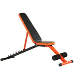 Banc de Musculation,Réglage Angle Multiple Confortable Respirant Charge Maximale 150 Kg Convient pour Le Fitness Abdominal Banc D'haltères Courtes (Transport Aérien)