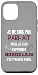 Coque pour iPhone 15 Supporter Rugby Bordeaux Humour