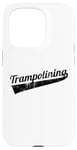 Coque pour iPhone 15 Pro Trampoline Trampoliniste