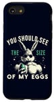 iPhone SE (2020) / 7 / 8 You Should See The Size Of My Eggs Fun Muscle Easter Bunny Case