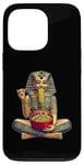 Coque pour iPhone 13 Pro Nouilles japonaises Pharaoh King Tut Ramen