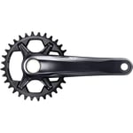 Shimano XT M8100 Single 12 Speed Chainset With Chainring - Dark Grey / 32 175mm