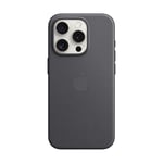 Apple iPhone 15 Pro FineWoven Case with MagSafe - Black