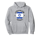 Jerusalem Israel Skyline Jewish Israeli Souvenir Women Men Pullover Hoodie