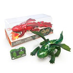 HEXBUG Dragon télécommandé – Jouet Rechargeable pour Enfants – Figurine de Dinosaure robotique réglable – Les Couleurs Peuvent Varier