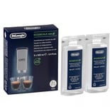 Delonghi EcoDecalk Mini Coffee Machine Maker Cleaner Descaler 2 x 100ml Sachets