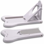 Xinuy - 2 pcs Bloque porte coulissante, verrouillage de sécurité pour bébé bloque-fenêtre placard serrures sécurité, bloque fenetre sans percage