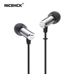 Écouteurs intra-auriculaires NiceHCK X49, métal, Hi-Fi, pour dormir, jeux, DJ, filaire, avec microphone