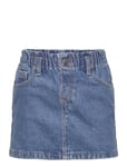 Paperbag Denim Skirt Blue Mango