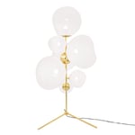 Tom Dixon Melt Chandelier golvlampa opal/guld