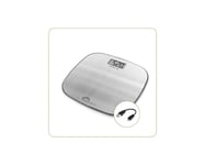 LITTLE BALANCE 8416 Inox Soft USB, Pèse-personne sans piles, Rechargement USB, 180 kg, Tout Inox