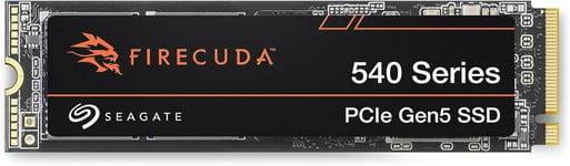 FireCuda 540 SSD, 1 To, SSD interne, M,2 2280 PCIe 5e génération avec des vitesses de transfert jusqu'à 10 000 Mo/s et 2000 To TBW, 3 ans services Rescue (ZP1000GM3A004)