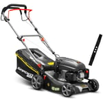 Tondeuse thermique autotractée 144.3cc - 42cm livrée avec 2 lames + mulching Gardeo Pro